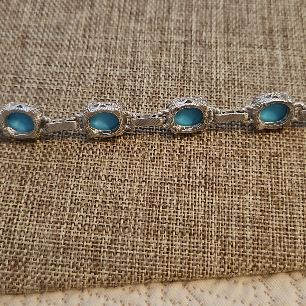Judith Ripka Couture Turquoise Bracelet - Picture 6 of 6